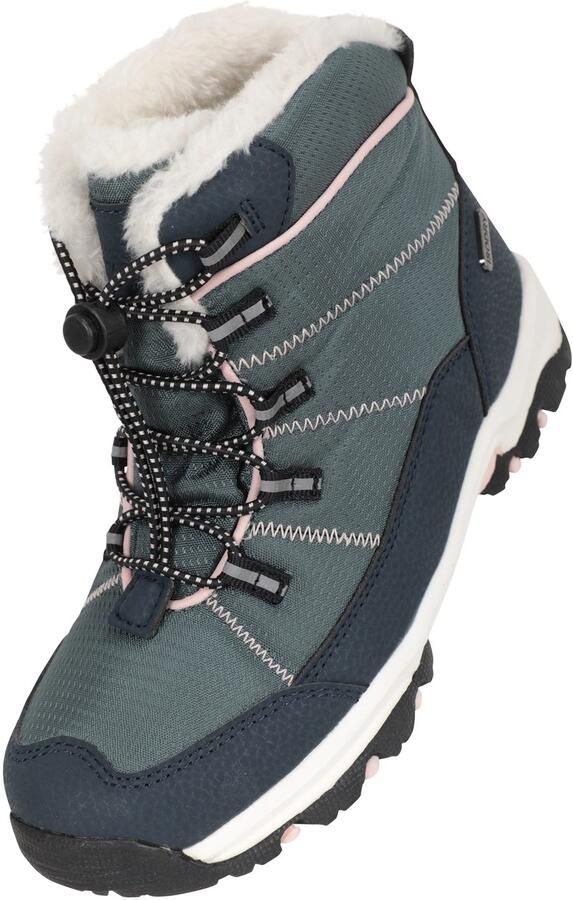 Mountain Warehouse Comet Waterdichte Sneeuwlaarzen voor Kinderen Kinderen (Groen)