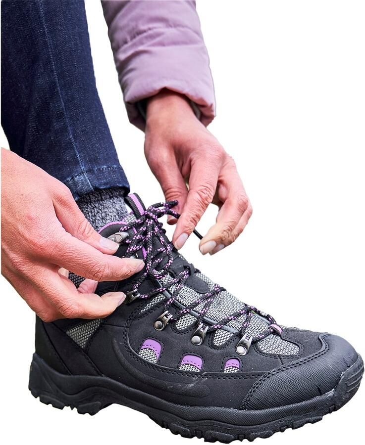 Mountain Warehouse Dames Adventurer Waterdichte Wandelschoenen (Zwart)