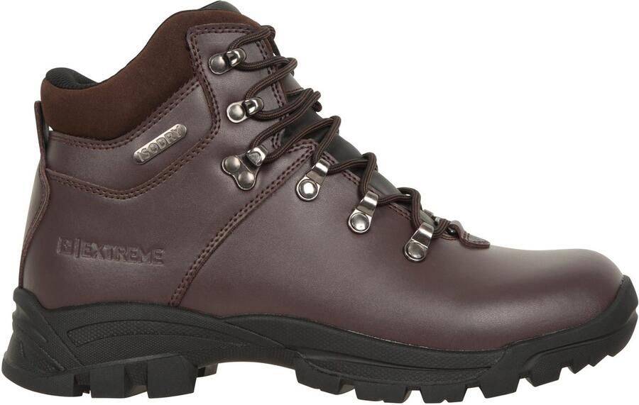 Mountain Warehouse Dames Latitude II Extreme Leather Waterdichte Wandelschoenen (Donkerbruin)