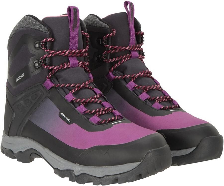 Mountain Warehouse Dames Polar Laarzen (Zwart Paars)