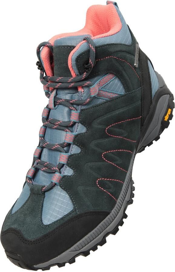 Mountain Warehouse Dames Rockies Extreme Suede Wandelschoenen (Blauw)