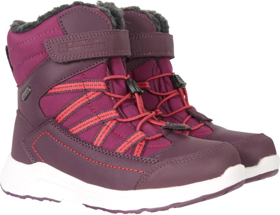 Mountain Warehouse Denver Adaptive Waterdichte Sneeuwlaarzen voor Kinderen Kinderen (Bes)
