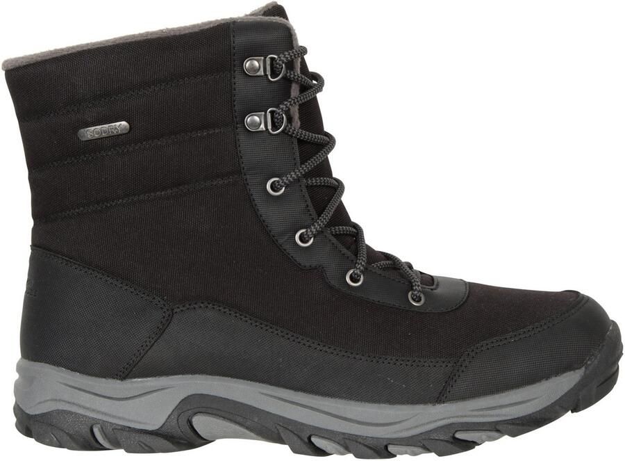Mountain Warehouse Heren Ohio fleece gevoerde sneeuwschoenen (Jet Zwart)