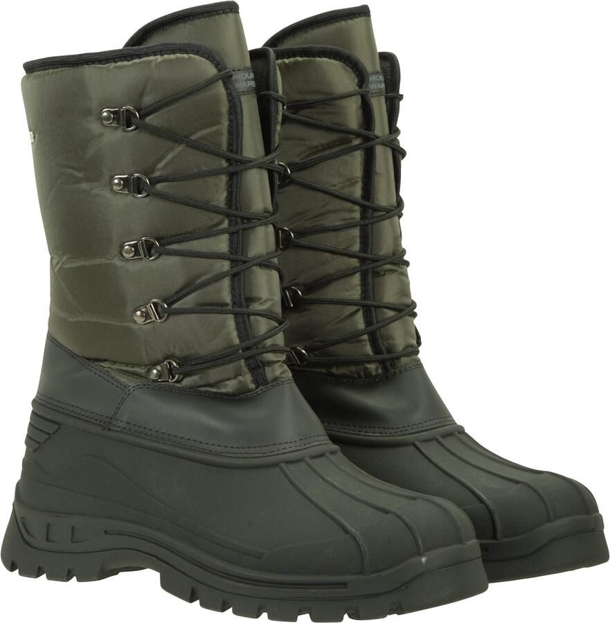 Mountain Warehouse Heren Ploeg Sneeuwlaarzen (Kaki Groen)