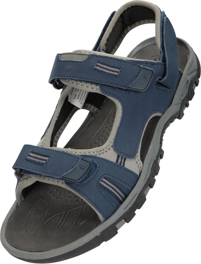Mountain Warehouse Heren Z4 Synthetisch Suède Sandalen (Donkergrijs)