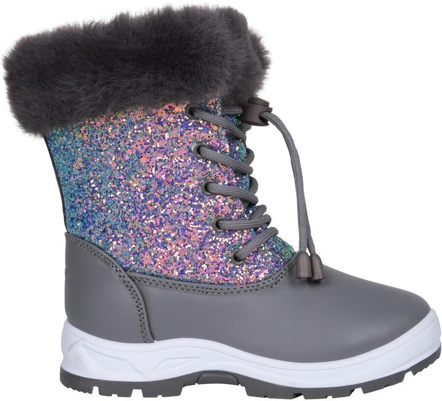 Mountain Warehouse Kinder Fizz Neppy Bont Gevoerde Sneeuwlaarzen (Zilver)