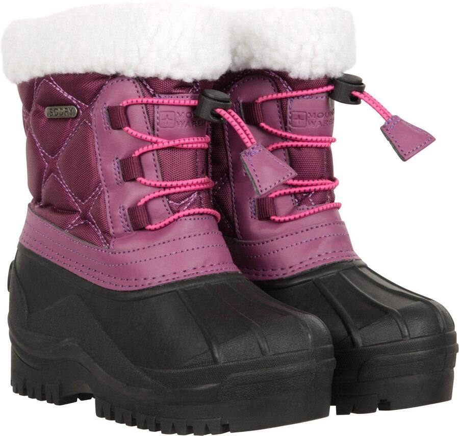 Mountain Warehouse Kinderen Kinderen Arctic Adaptive Waterdichte Sneeuwlaarzen (Donkerpaars)