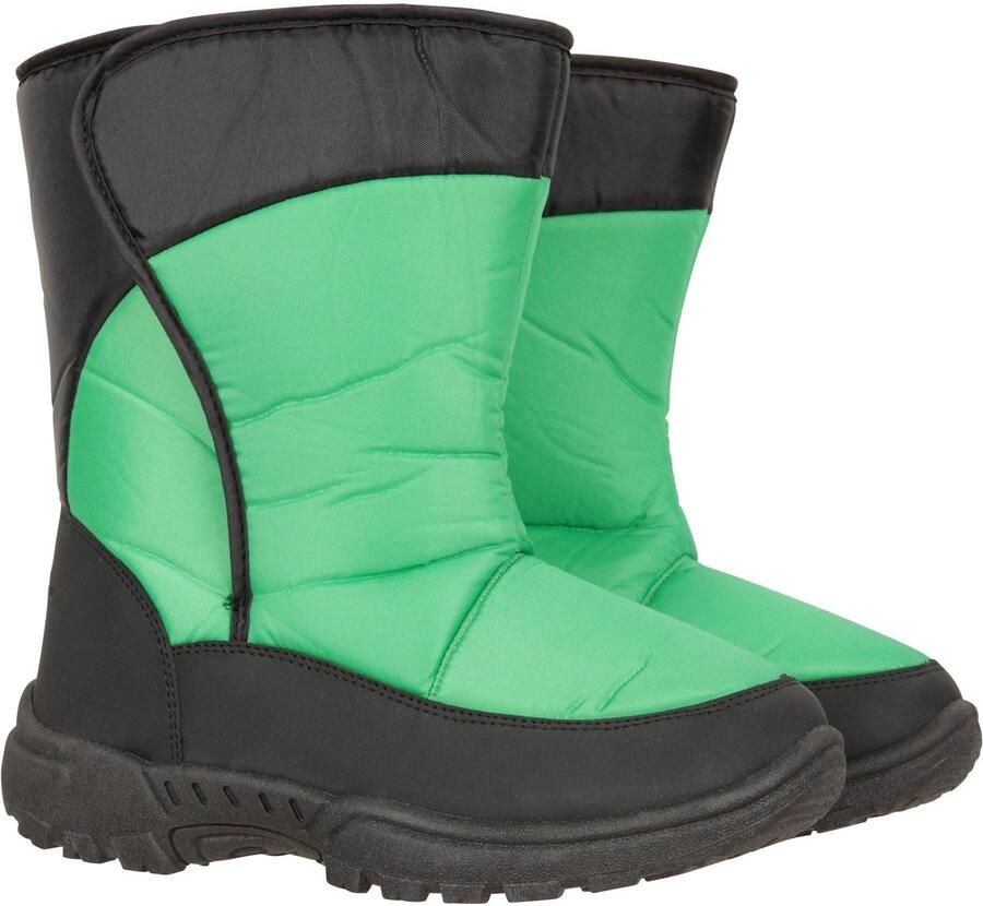 Mountain Warehouse Kinderen Kinderen Caribou Adaptieve Gestreepte Snowboots (Groen)