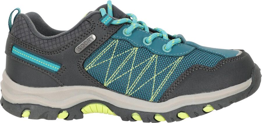 Mountain Warehouse Kinderen Kinderen Stampede Waterdichte Suède Wandelschoenen (Groen)