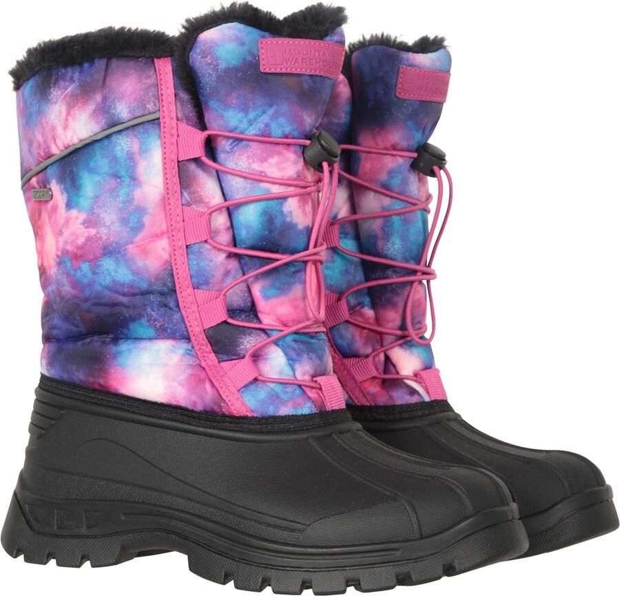 Mountain Warehouse Kinderen Kinderen Whistler Adaptive Stars Sneeuwschoenen (Donkerpaars)