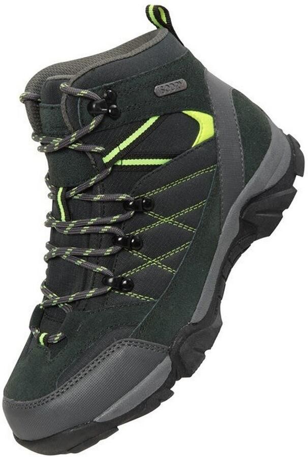 Mountain Warehouse Kinder kleuterpad suède wandelschoenen (Kalk)