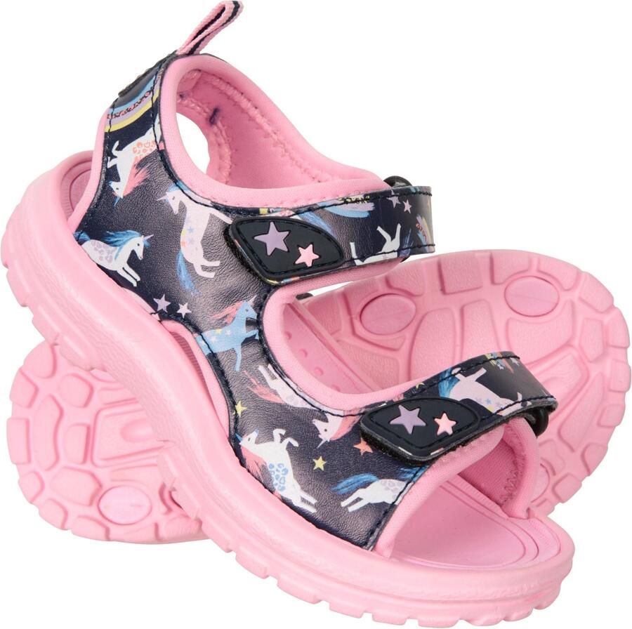 Mountain Warehouse Sand Unicorn sandalen voor kinderen Kinderen (Paars)