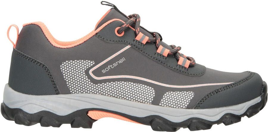 Mountain Warehouse Softshell wandelschoenen voor kinderen (Lichtgrijs)