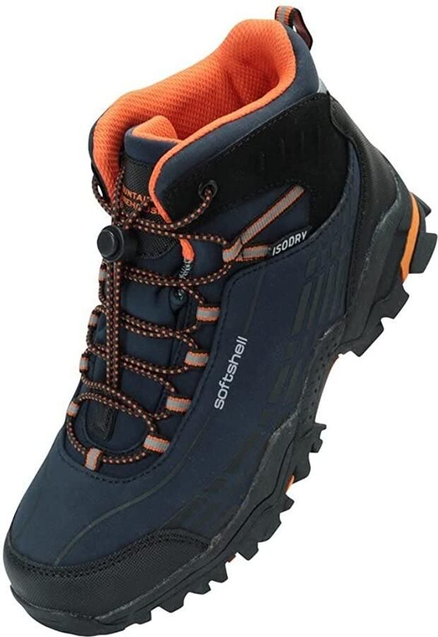 Mountain Warehouse Softshell wandelschoenen voor kinderen Kinderen (Blauw)