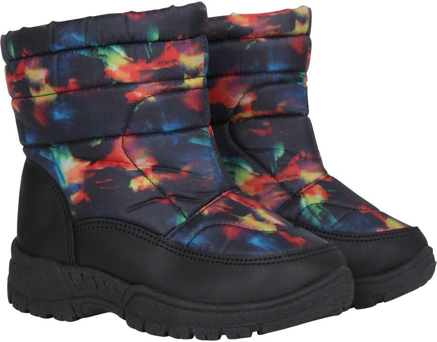 Mountain Warehouse Toddler Caribou Adaptive Tie Dye Snow Boots (Rood)