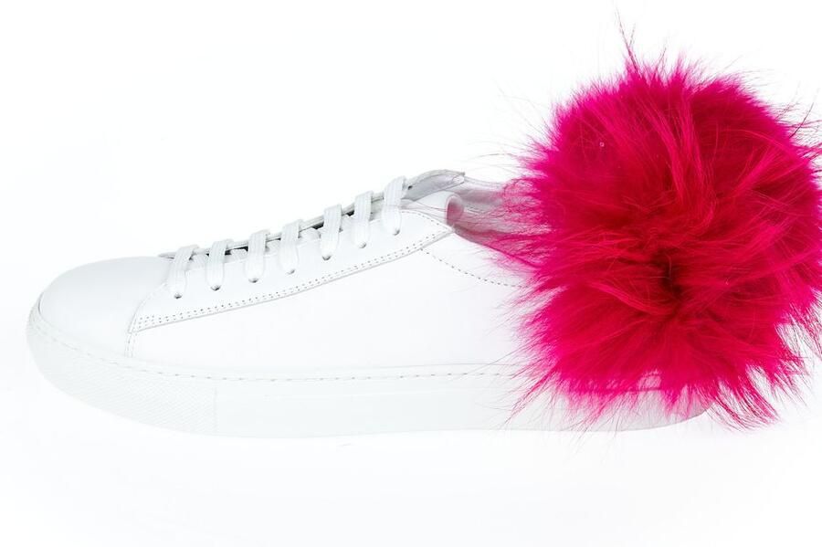 Mr & Mrs Italy Mr&Mrs Italy Witte Lamsleer Dames Sneaker