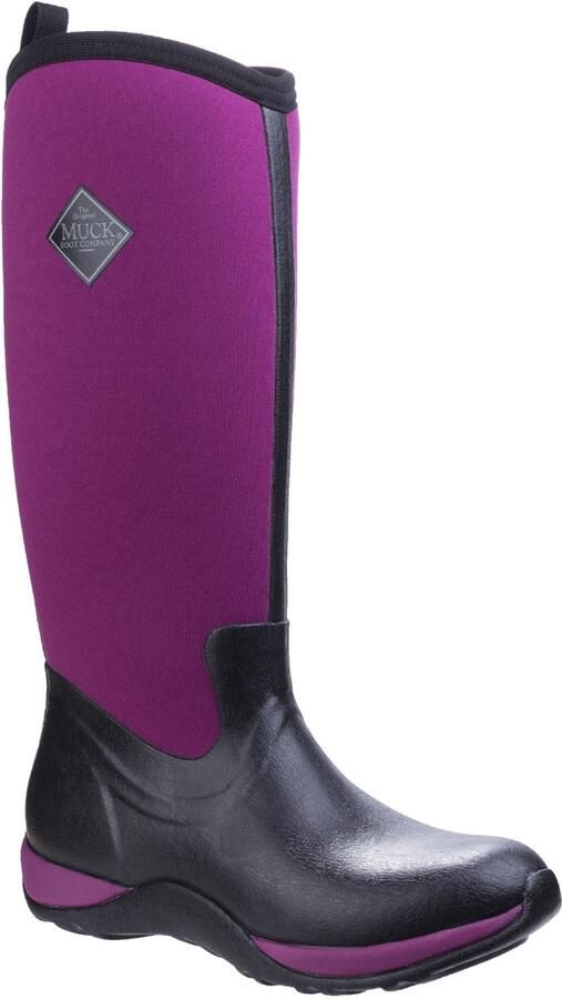 MUCK BOOTS Arctic Adventure Zwarte Maroon Regenlaarzen