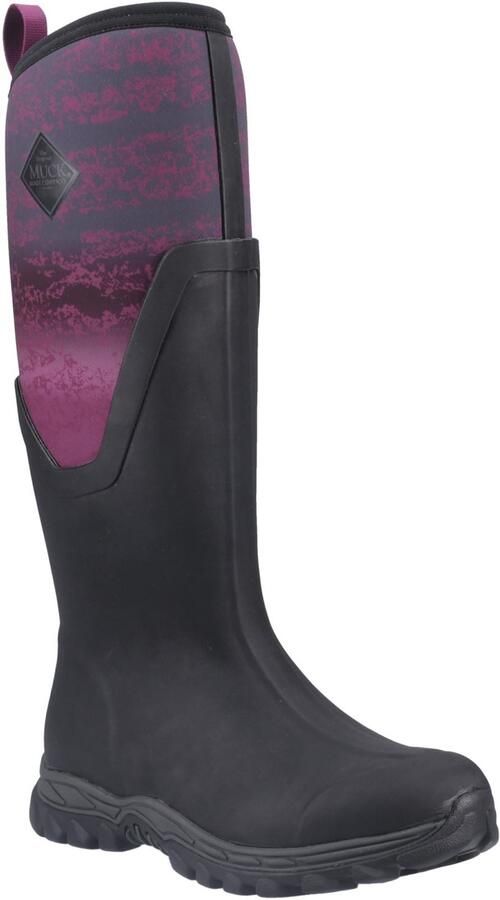 MUCK BOOTS Arctic Sport II Tall Rubberen Zwarte magenta Winter Kniehoge Laarzen Voor Dames