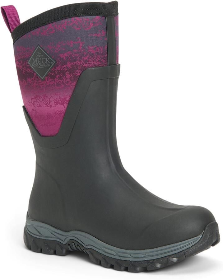 MUCK BOOTS Arctic Sport Mid Rubberen Zwarte Magenta Regenlaarzen