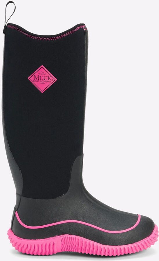 MUCK BOOTS Hale Rubberen Zwarte Roze Regenlaarzen