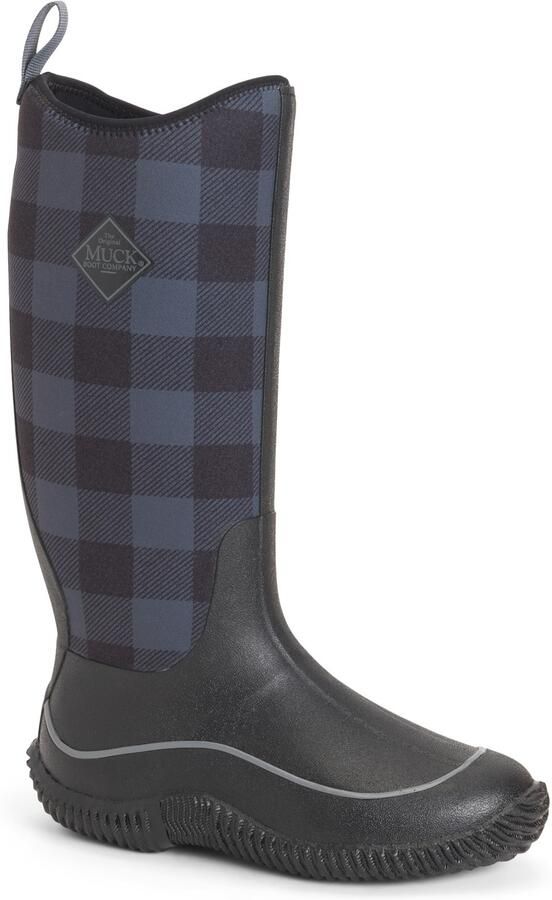 MUCK BOOTS Hale Rubberen Zwart Grijze Geruite Regenlaarzen