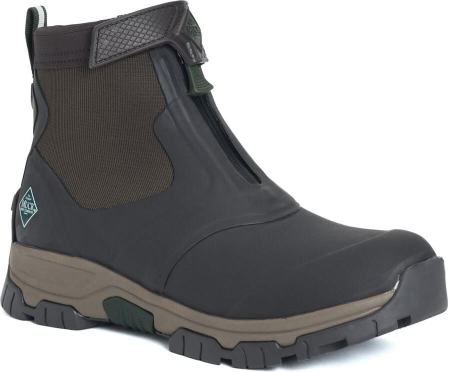 MUCK BOOTS Muck Laarzen Apex Mid Ritssluiting Rubber Donkerbruin Wellington