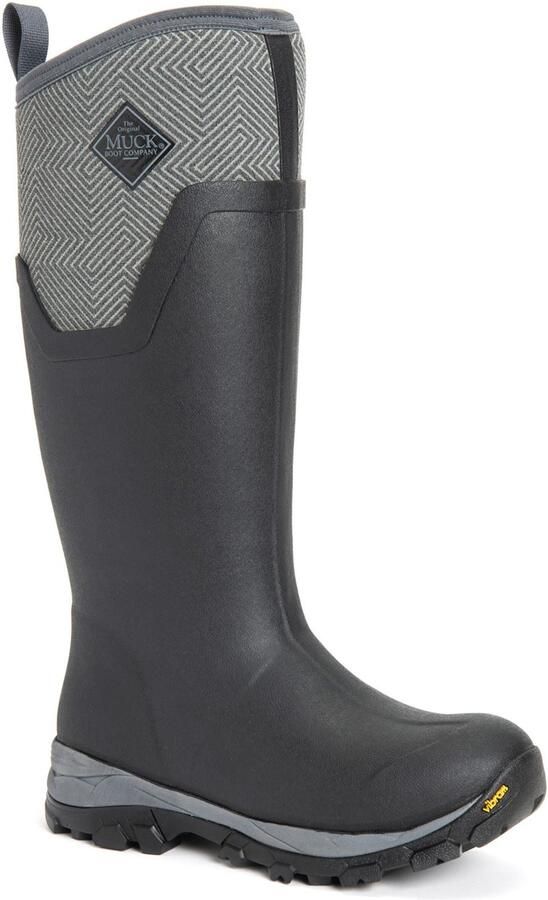 MUCK BOOTS Muck Laarzen Arctic Ice Tall Rubber Zwart Grijs Geometrische Wellington