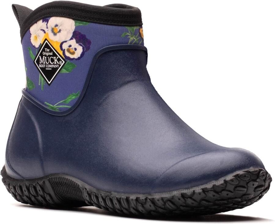 MUCK BOOTS Muckster II Enkellaarsjes Dames Navy Rubber Wellington