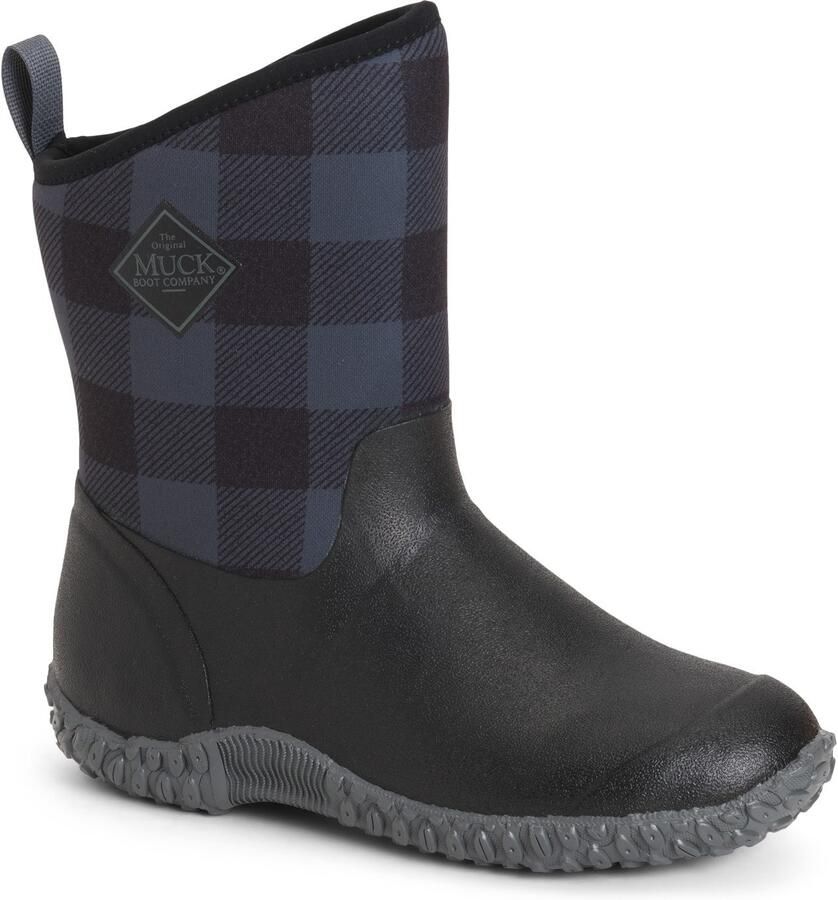 MUCK BOOTS Muckster II Mid Rubberen Zwart Grijze Geruite Regenlaarzen