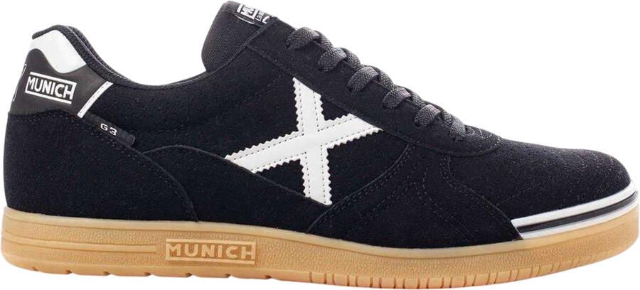 Munich Heren G3 Profit Futsal Plat zaalvoetbalschoenen (Zwart Wit)
