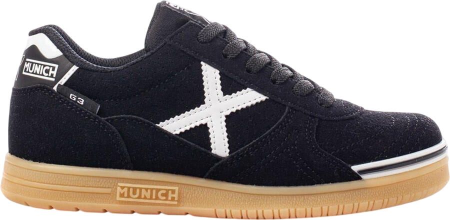 Munich Munchen Kinderen G3 Profit Flat Sneakers (Zwart Wit)
