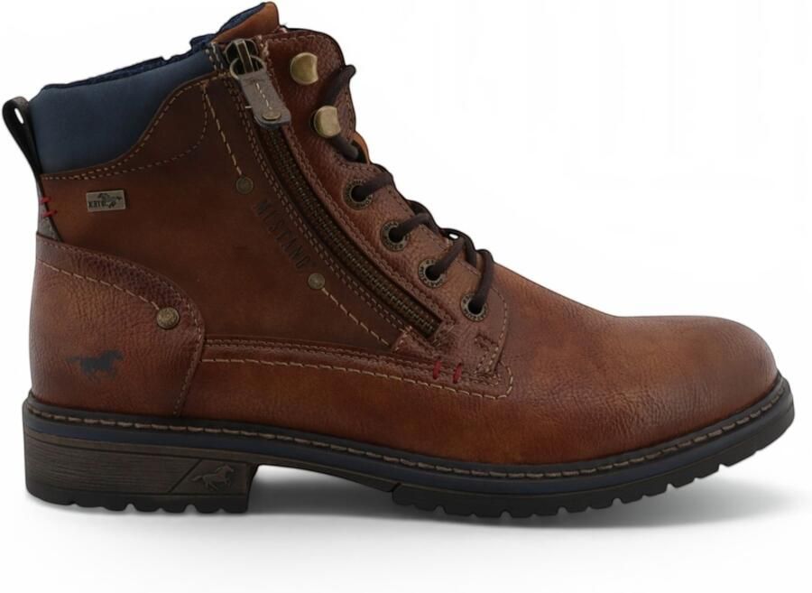 Mustang bruine nepleren winterveteraars voor mannen M0031006