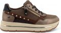 Mustang Dames Bruine Veterschoenen Platformsneakers M0332001 - Bruin