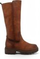 Mustang Dames Cognac Bruine Kniehoge Chunky Lange Winterlaarzen M0062001 - Bruin