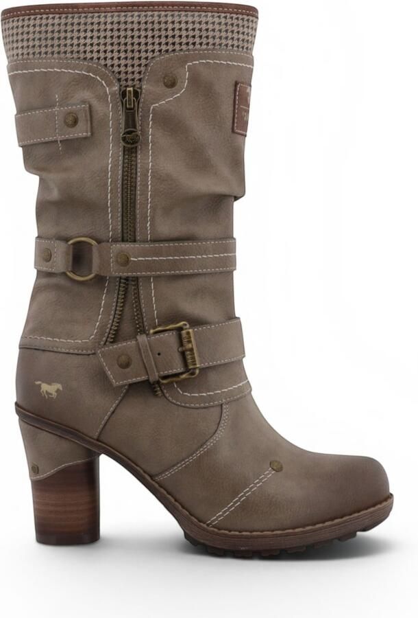 Mustang Dames lange laarzen met halve kuit M0162001