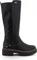 Mustang Dames Zwarte Kniehoge Chunky Lange Winterlaarzen M0062001 - Zwart