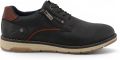 Mustang Donkergrijze Nepleer Vrijblijvende Outdoor Schoenen voor Mens M0031004 - Antraciet