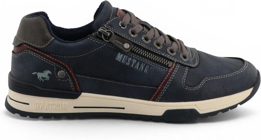 Mustang heren Navy nep leren sneaker sneakers schoenen M0281006