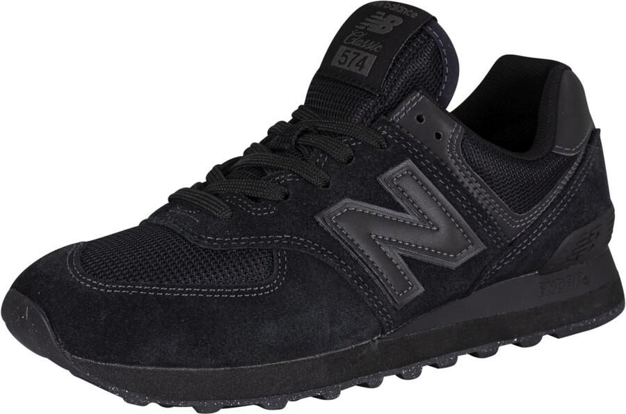 New Balance 574 Core Suède Sneakers Zwart