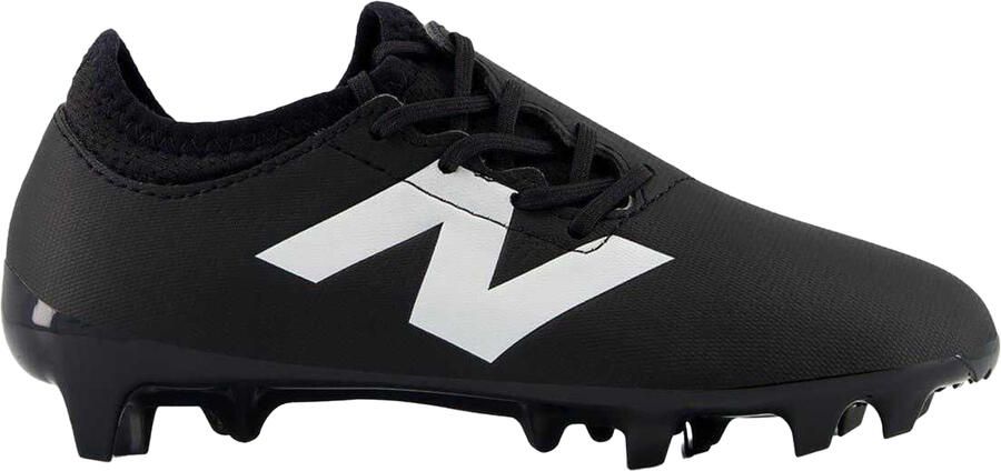 New Balance Furon V7+ Dispatch voetbalschoenen voor kinderen voor harde ondergrond (Zwart Wit)