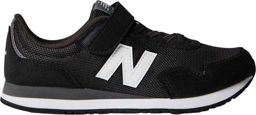 New Balance Kinder- jeugdschoenen 323 Leren sportschoenen (Zwart Wit)