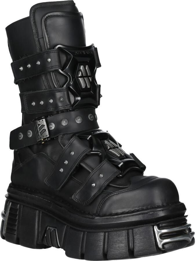 New Rock Goth Platform leren laarzen-M-MET422-S1