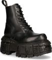 New Rock unisex militaire techno-platformlaarzen M-MILI084N-S5 - Zwart
