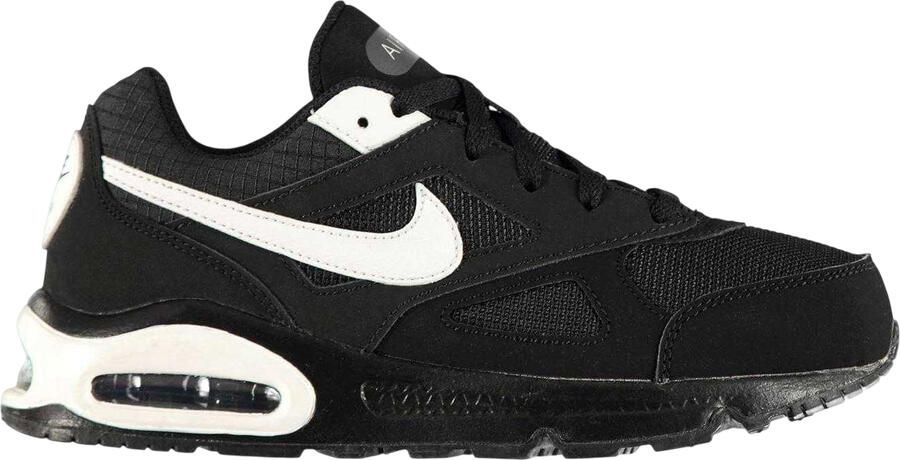 Nike Air Max-schoenen van leer voor jongens (Zwart Wit)