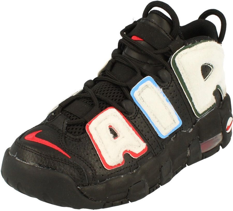 Nike Air More Uptempo GS Basketbalschoenen Zwart