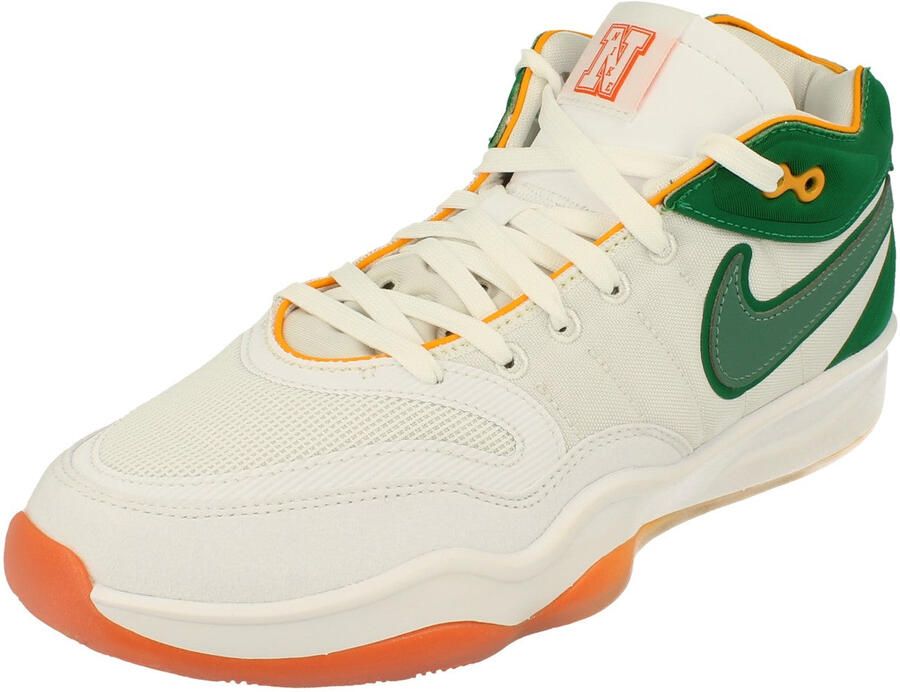 Nike Air Zoom G.T. Hustle 2 Heren Witte Basketball Sneakers