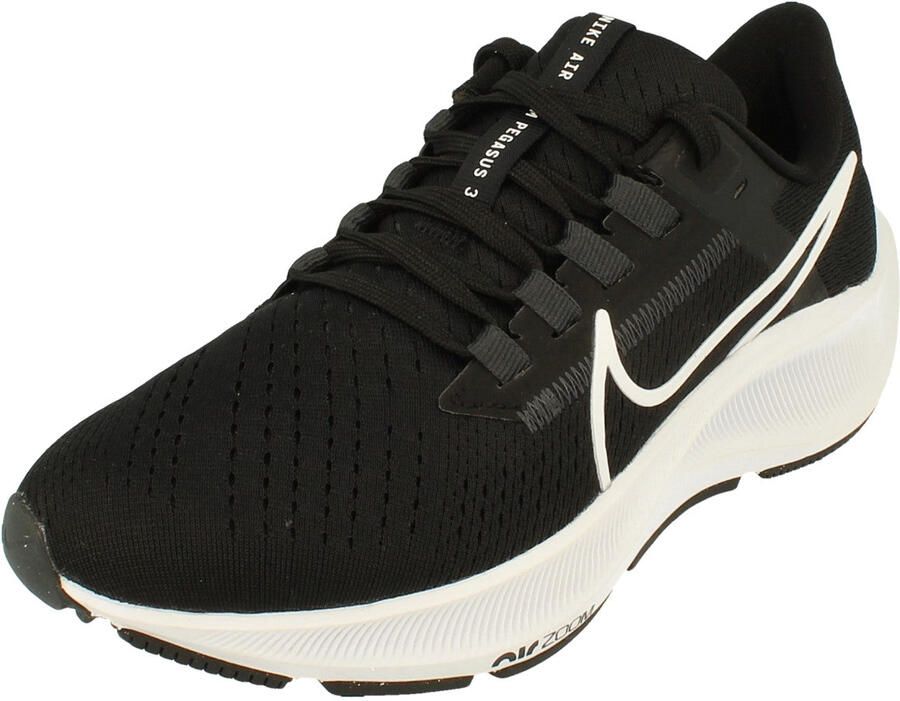 Nike Air Zoom Pegasus 38 zwarte sneakers met merklogo
