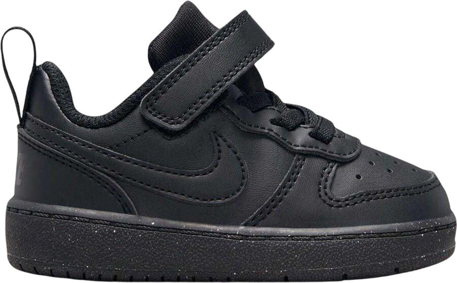 Nike Borough leren sportschoenen voor kinderen jongeren (Zwart)