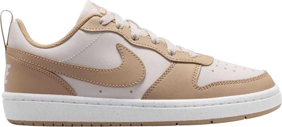 Nike Borough Low Recraft leren platte sneakers voor kinderen (Natuurlijk)
