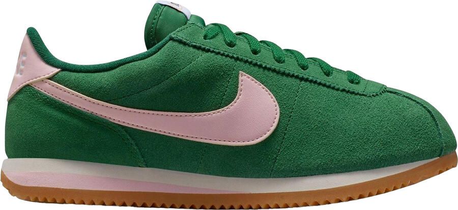 Nike Cortez-suède sneakers voor dames (Groen roze)